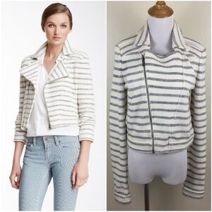 Pretty little liars BCBGMaxAzria Moto knit cropped jacket